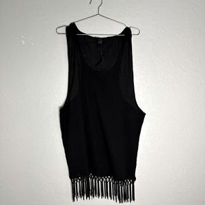 STEVE Madden Black Swim Suit Cover UP - NWT - M/L